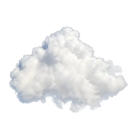 Cloud representing your product or service